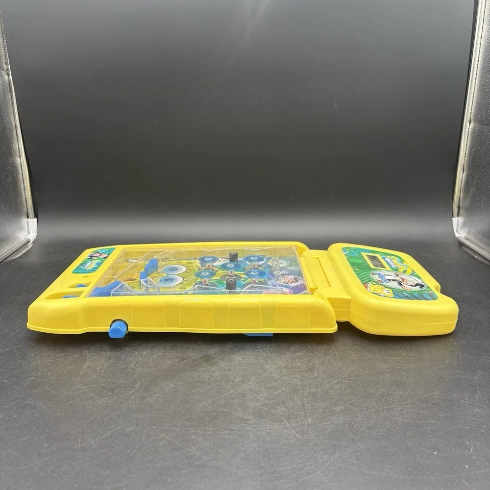 Vtg 2004 SpongeBob SquarePants Pinball Alley Tabletop Game Works